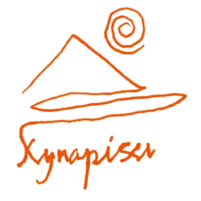 Kyparissi hand-drawn logo